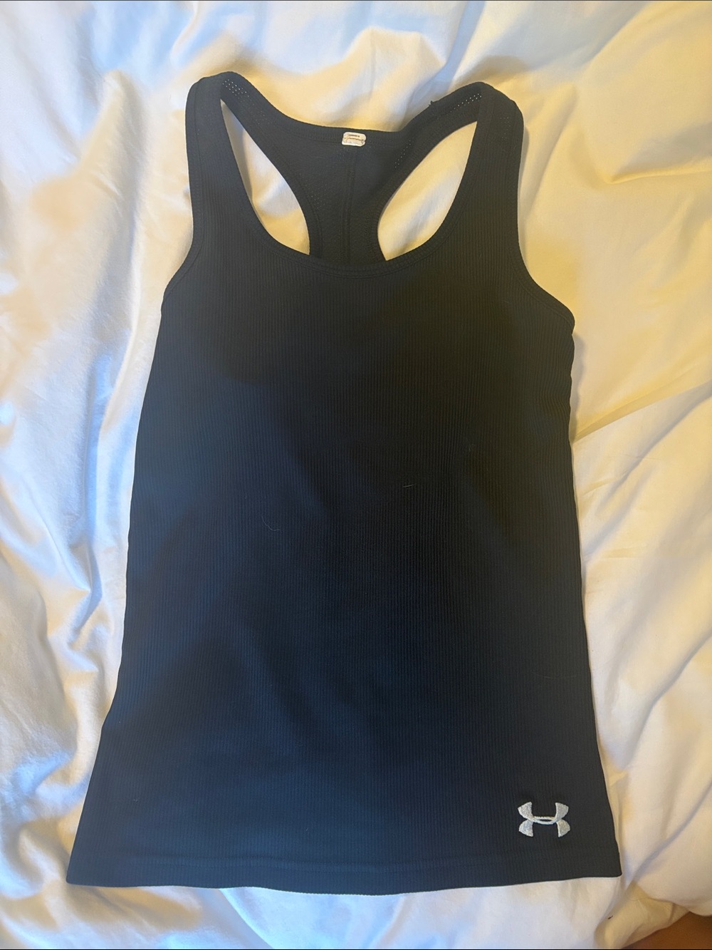 Under Armour Black Ribbed Racerback Tank